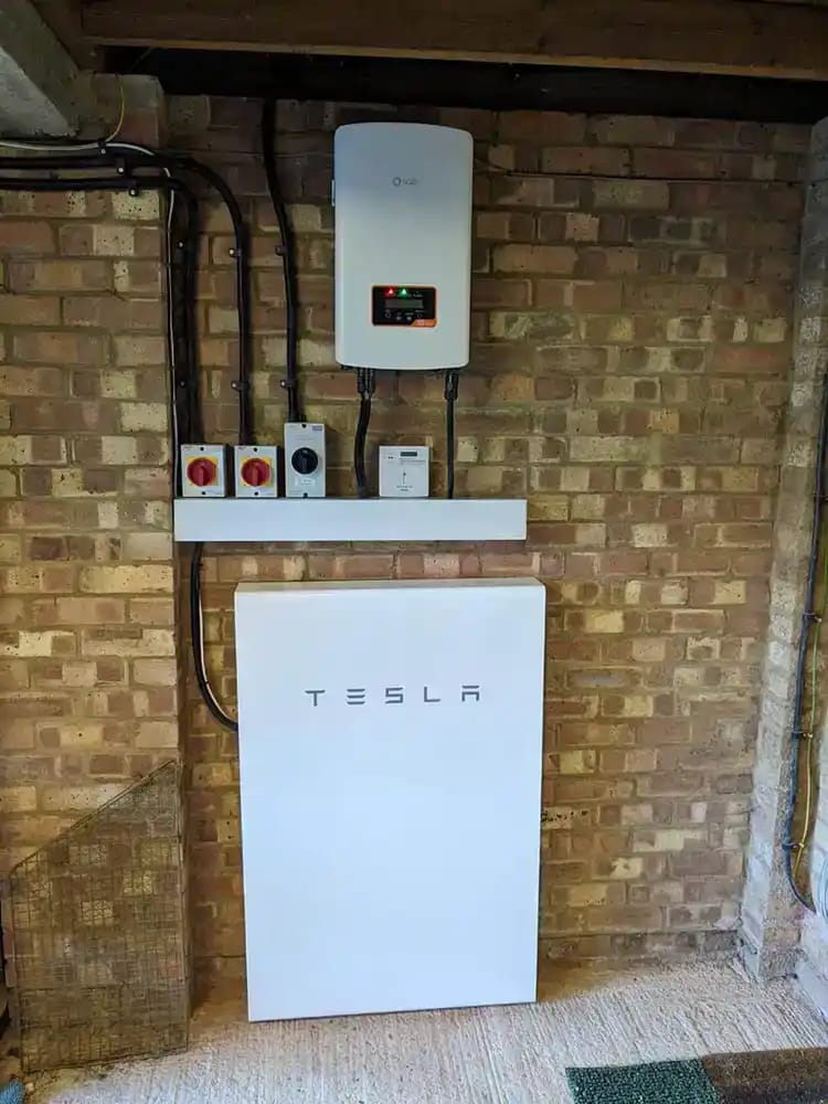 solar battery grants, typical install
